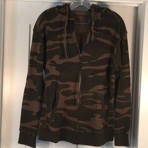 NWOT Camo year round full zip up hoody Men S women L